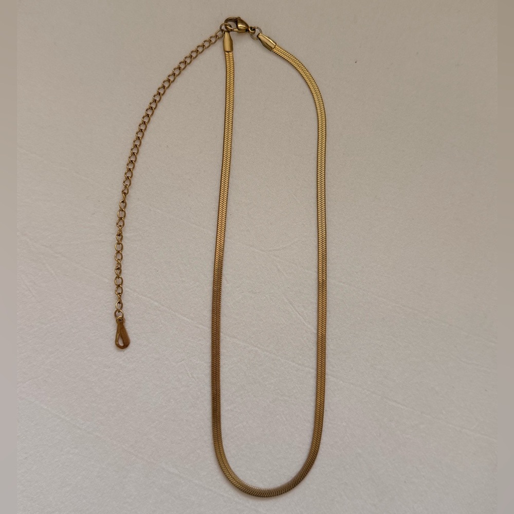 18KGP Herringbone Chain